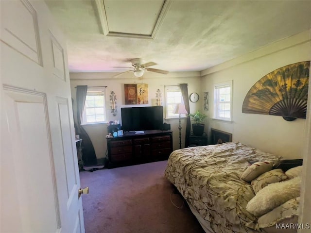 895 Lamar Rd, Hope Hull, AL 36043 - bedroom featuring carpet floors and ceiling fan