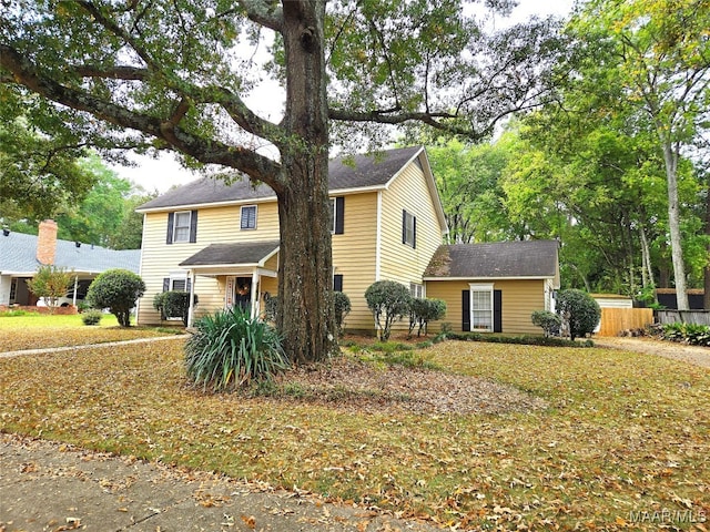 view of front of home