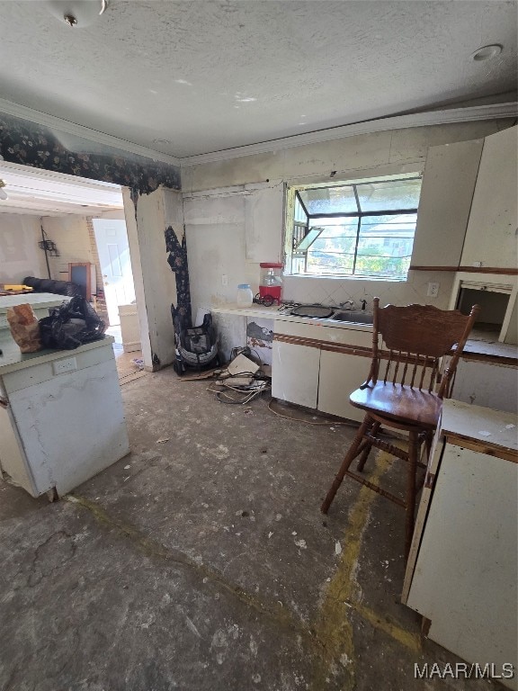 kitchen with white cabinetry and sink