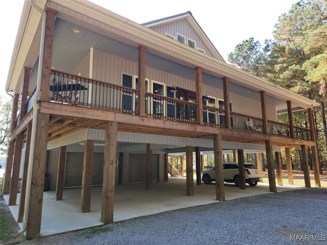 view of rear view of property