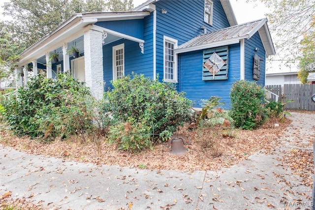 view of property exterior