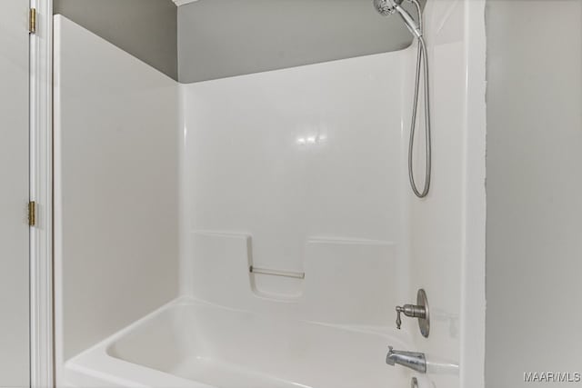 bathroom featuring bathtub / shower combination