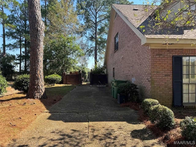 view of side of property