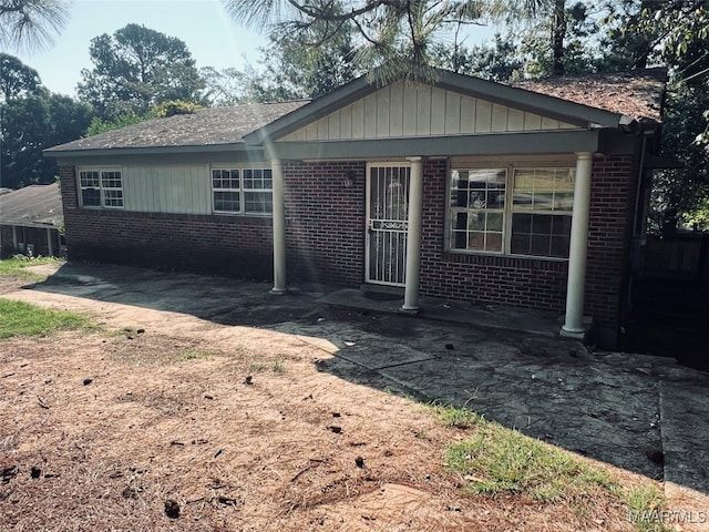 view of ranch-style home