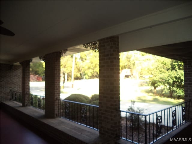 view of patio / terrace featuring a balcony