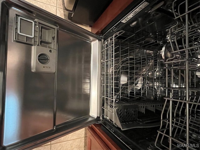 interior space with tile patterned flooring