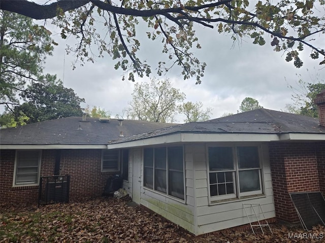 view of rear view of property