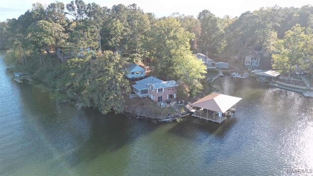 983 Lake Haven Dr, Deatsville, AL 36022 - drone / aerial view of a large body of water