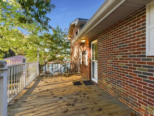 983 Lake Haven Dr, Deatsville, AL 36022 - view of wooden terrace
