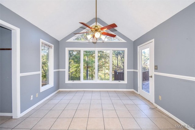 171 Griffith Ln, Tallassee, AL 36078 - unfurnished sunroom featuring lofted ceiling and healthy amount of natural light