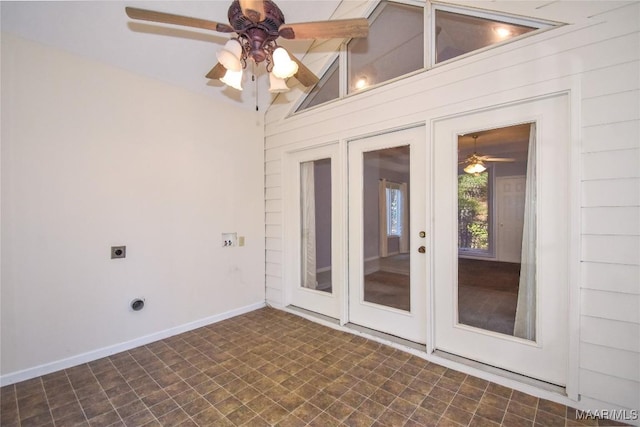 171 Griffith Ln, Tallassee, AL 36078 - empty room with a ceiling fan and baseboards
