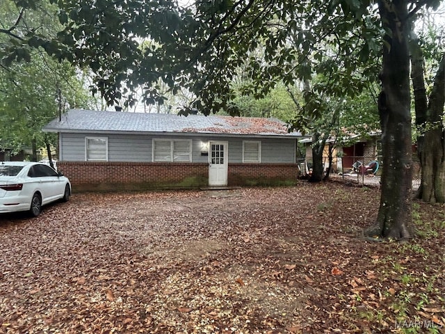 view of ranch-style house