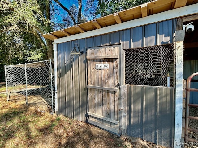 view of outbuilding