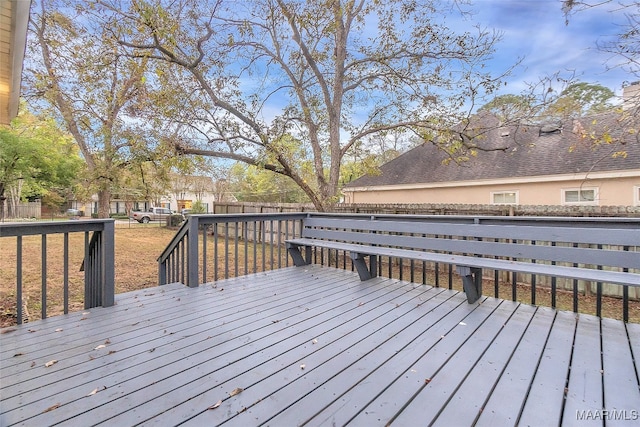 view of deck