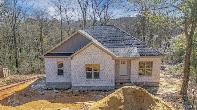 view of property under construction