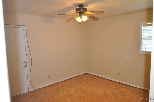12 Pine St, Montgomery, AL 36110 - spare room featuring a ceiling fan and baseboards
