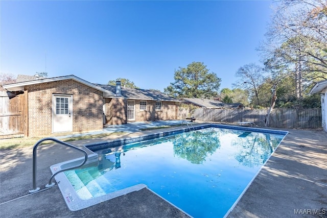 view of pool