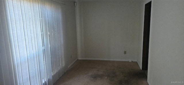 empty room featuring carpet floors