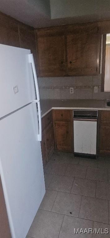 kitchen with white appliances