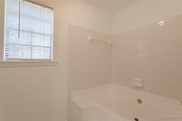 bathroom with a bathtub