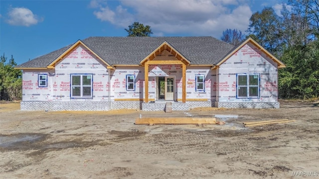 view of property under construction