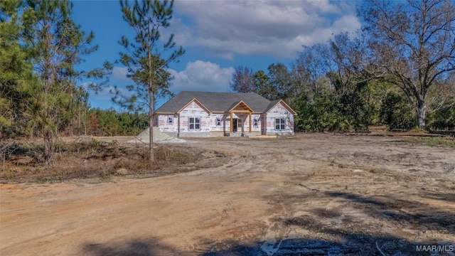 view of front of home