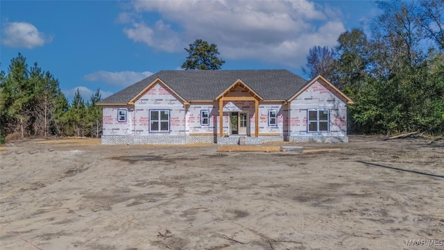 property in mid-construction with a porch