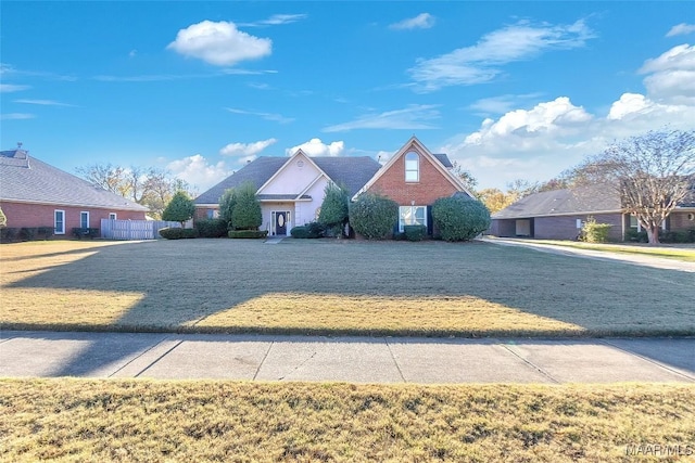 front of property with a front yard