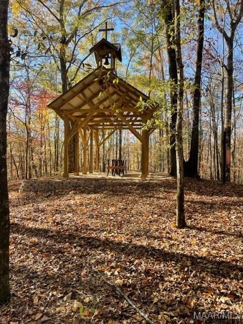 view of property's community with a gazebo