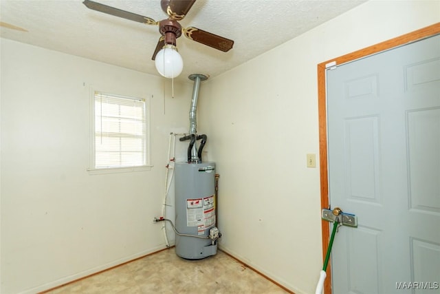 utilities featuring gas water heater