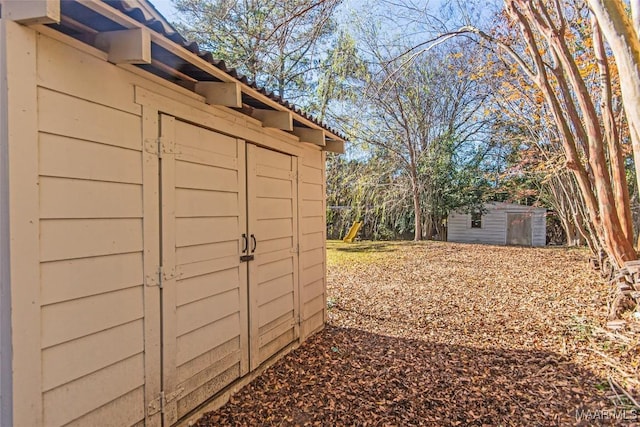 view of outbuilding