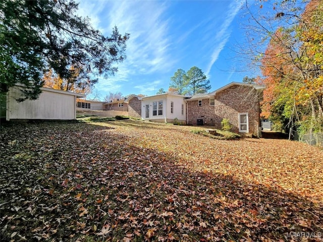 view of back of property