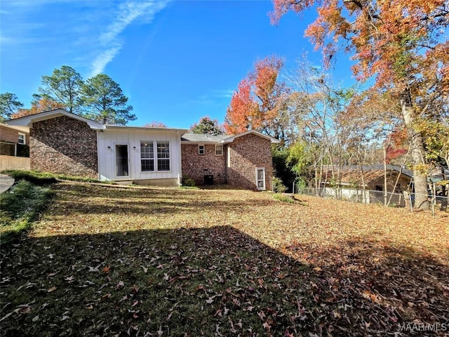 view of rear view of house