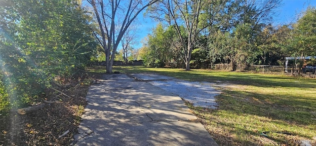 view of road