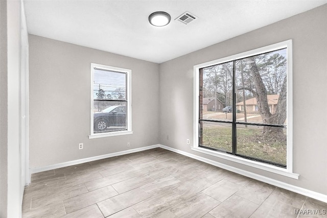 empty room with plenty of natural light