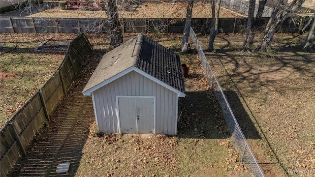 view of outbuilding