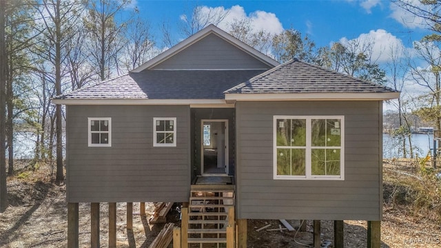 view of rear view of property