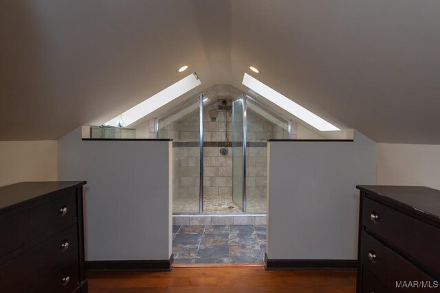 1220 Westmoreland Ave, Montgomery, AL 36106 - bonus room with a skylight, lofted ceiling, and wood finished floors