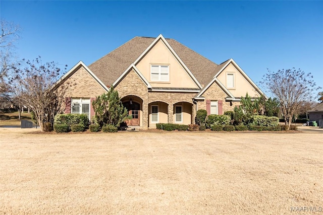 view of front of home with covered porch