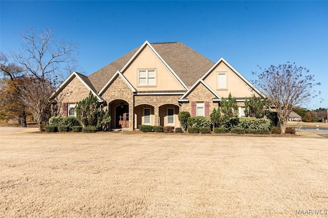 view of front of house with covered porch