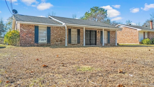 view of ranch-style home