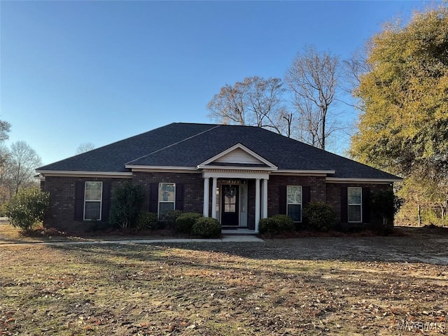 view of ranch-style home