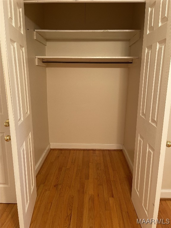 view of closet