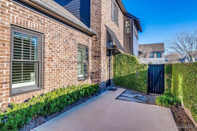 exterior space with a patio area