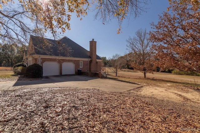 view of side of property