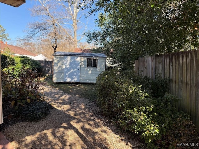 view of outbuilding
