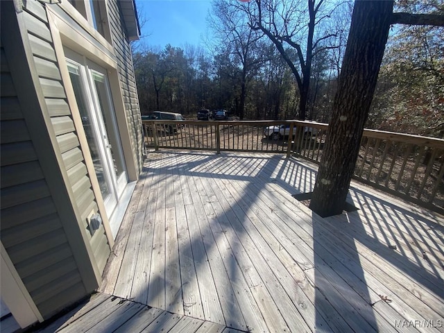 view of deck