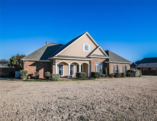 view of front of house featuring covered porch