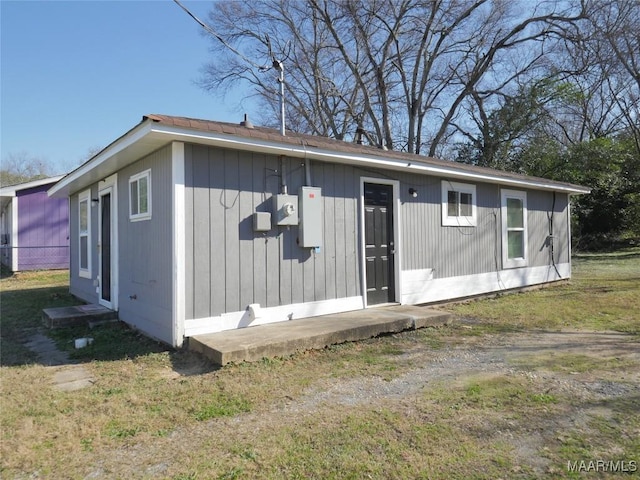 view of rear view of property