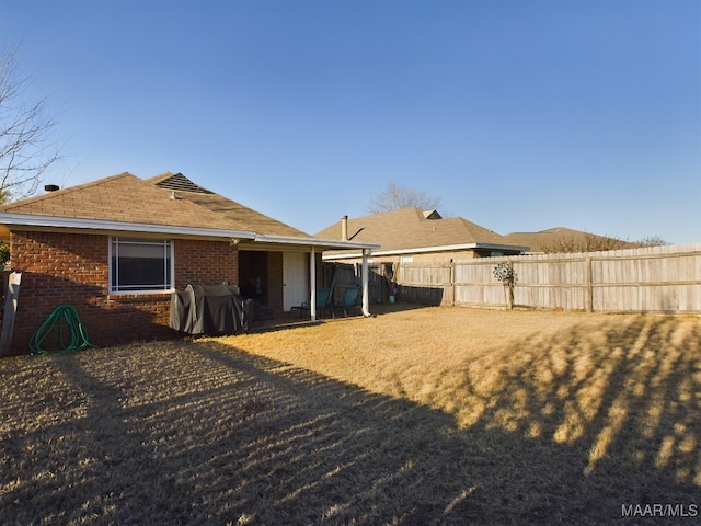 view of rear view of property